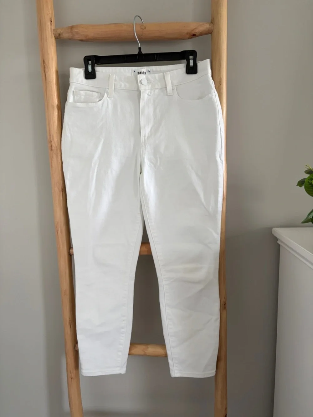 Paige Petite Hoxton Crop Slim Straight Jeans Sz 29 29P
